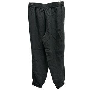 Ann Taylor Womens High Rise Lyocell Joggers Pants Black Pockets Size Small